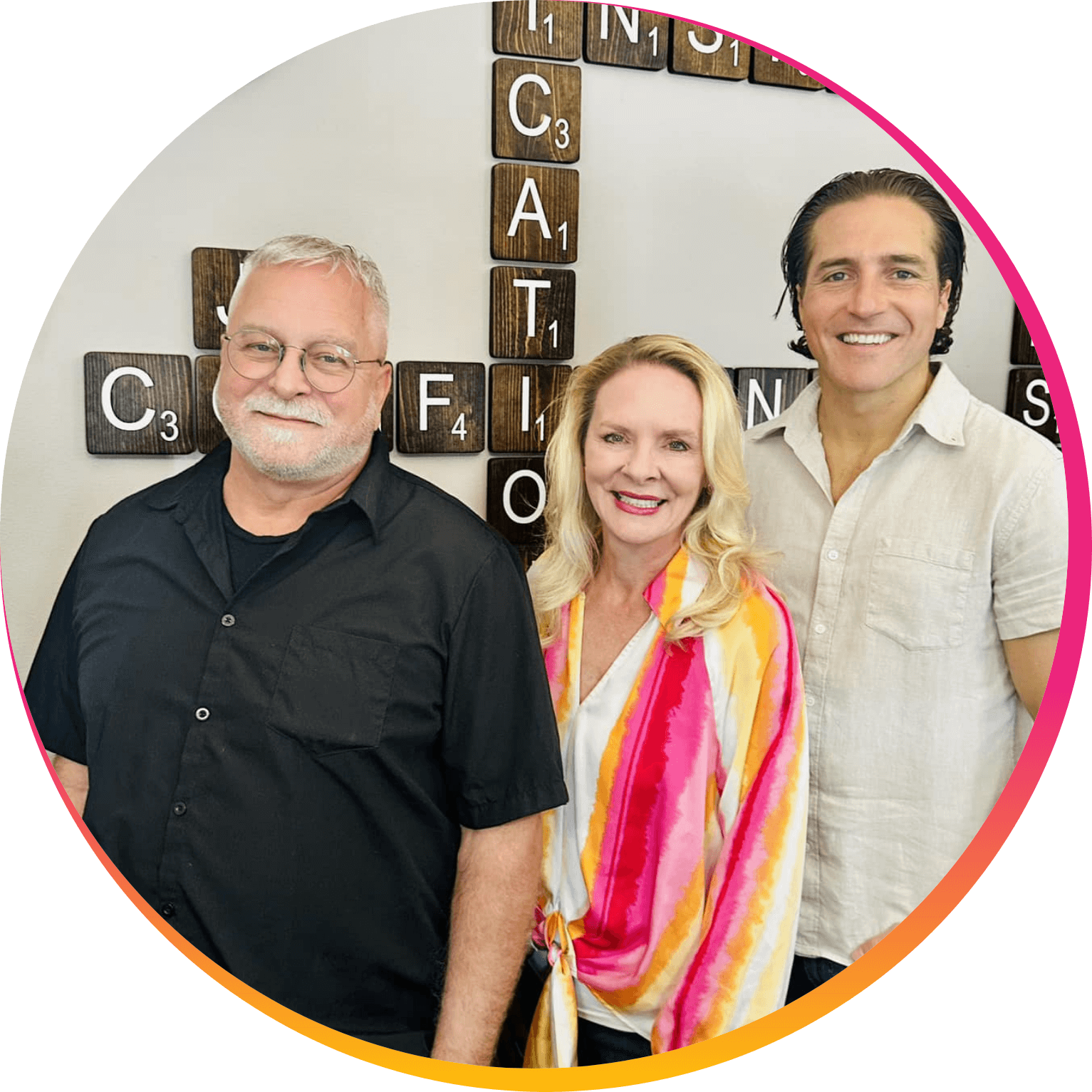 Dr. Saylor, Dr. Zach, and Dr. John at Van Every Family Chiropractic Center